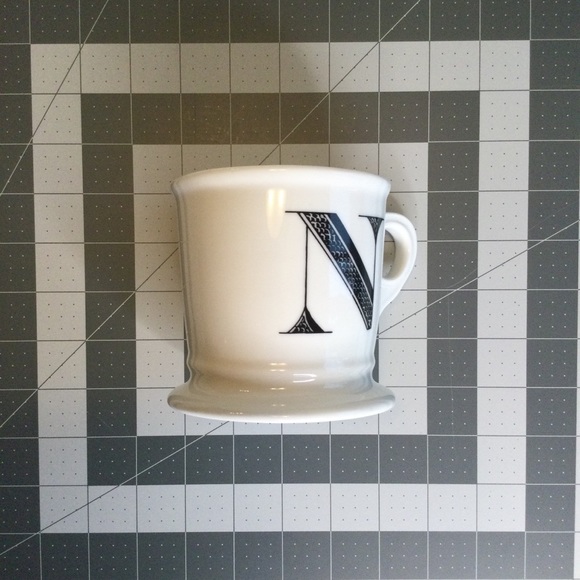 Anthropologie Letter ‘N’ Monogram Mug - Picture 4 of 7